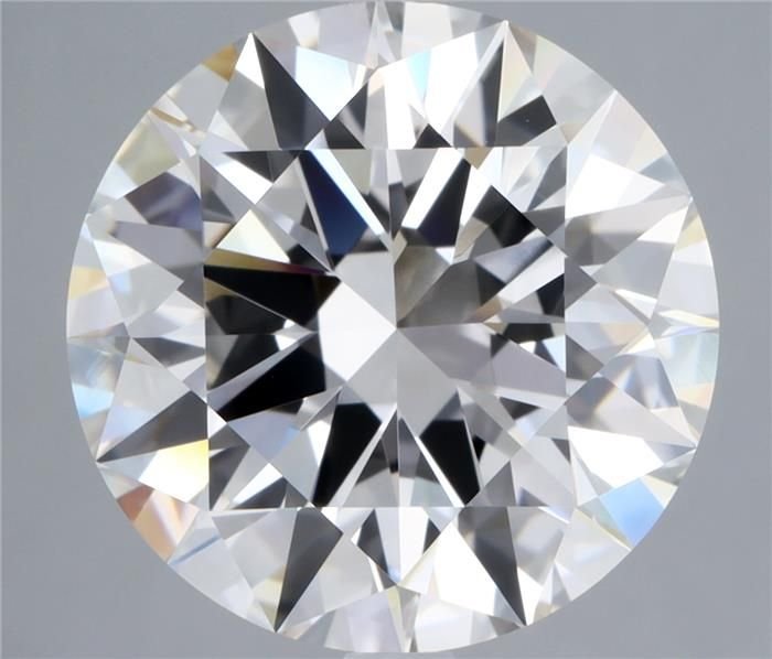 5.04ct H IF Rare Carat Ideal Cut Round Diamond