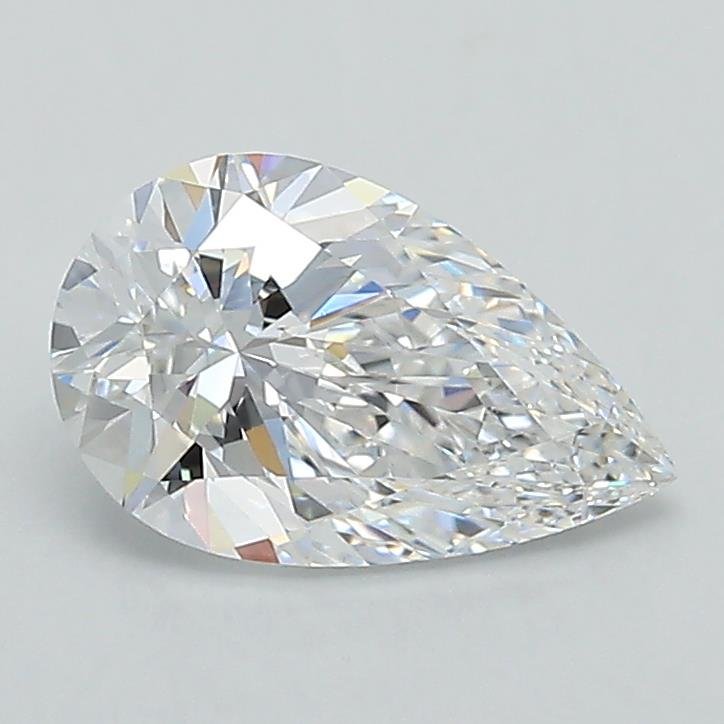 1.07ct E VVS2 Rare Carat Ideal Cut Pear Lab Grown Diamond