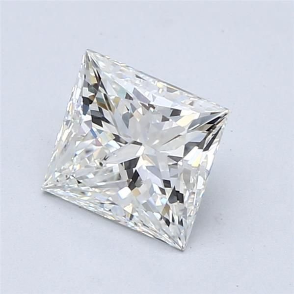 1.71ct H SI1 Rare Carat Ideal Cut Princess Diamond