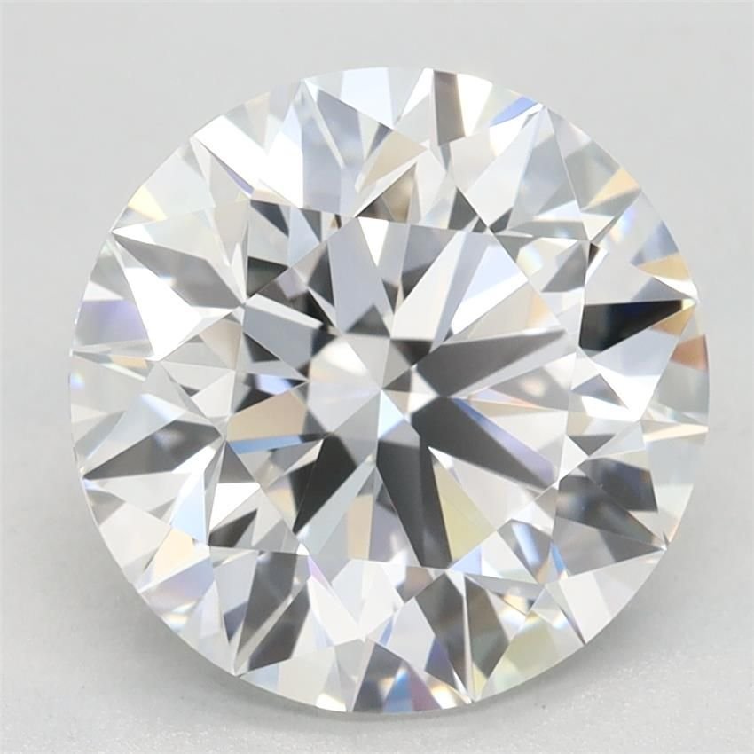 3.44ct E VVS1 Rare Carat Ideal Cut Round Lab Grown Diamond