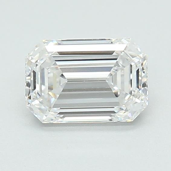 0.73ct D VVS2 Rare Carat Ideal Cut Emerald Lab Grown Diamond