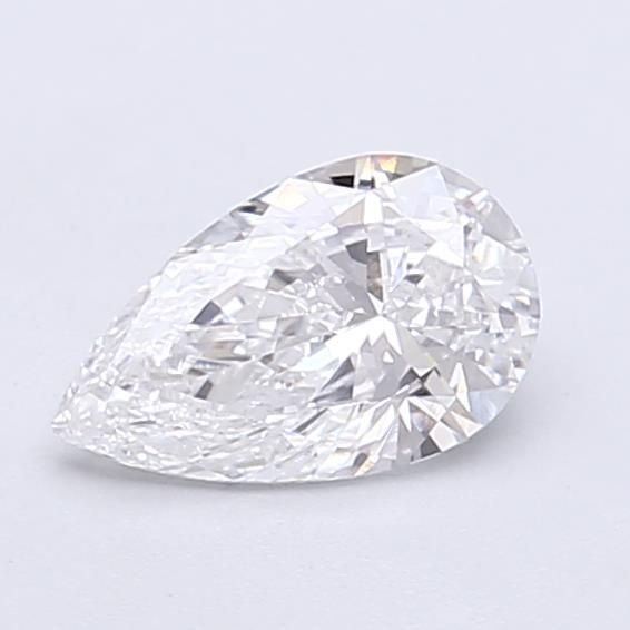 0.65ct D VVS2 Very Good Cut Pear Lab Grown Diamond