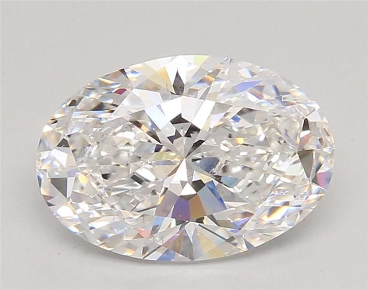 3.06ct D VS2 Rare Carat Ideal Cut Oval Lab Grown Diamond