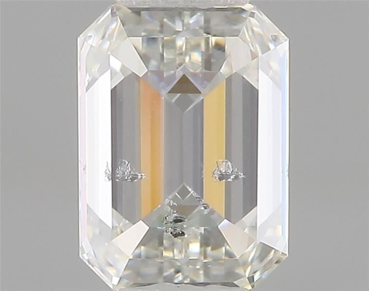 0.38ct J SI2 Rare Carat Ideal Cut Emerald Diamond