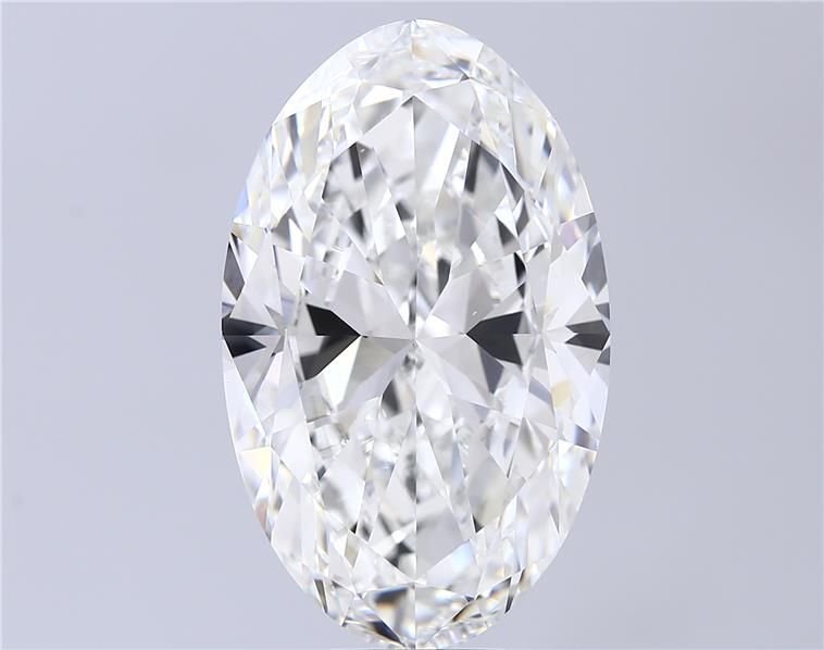 15.05ct F VVS2 Rare Carat Ideal Cut Oval Lab Grown Diamond