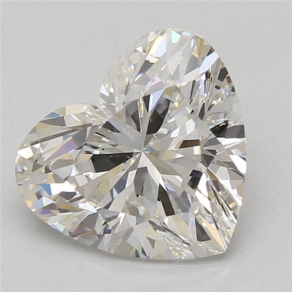 5.05ct F VS1 Rare Carat Ideal Cut Heart Lab Grown Diamond