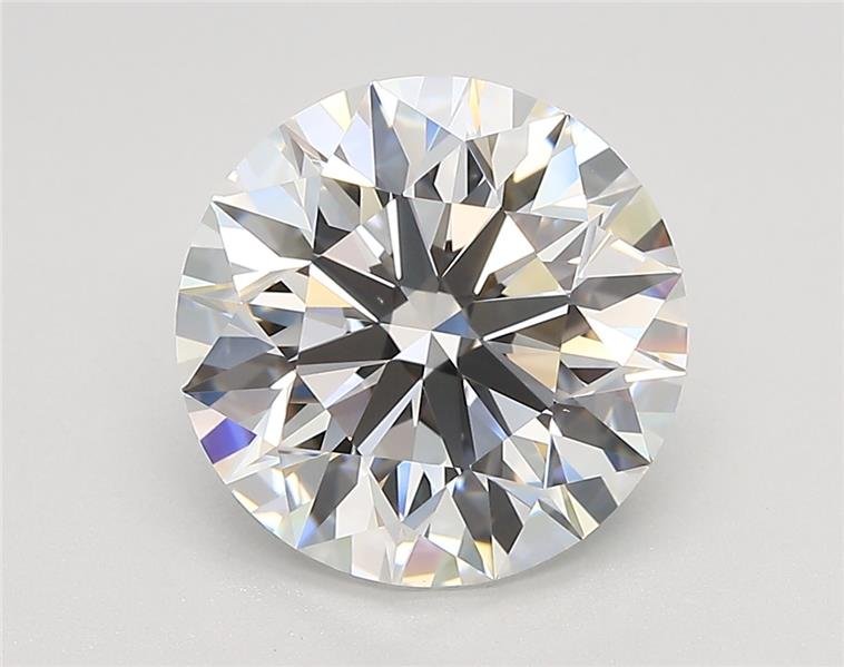 3.67ct F VS1 Rare Carat Ideal Cut Round Lab Grown Diamond