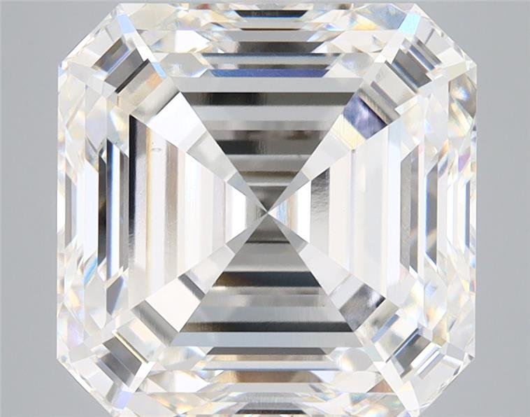 7.02ct F VS1 Rare Carat Ideal Cut Asscher Lab Grown Diamond