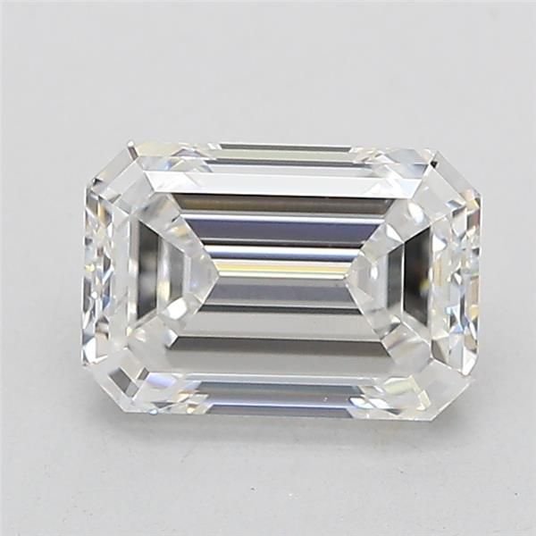 1.61ct D VS1 Excellent Cut Emerald Lab Grown Diamond
