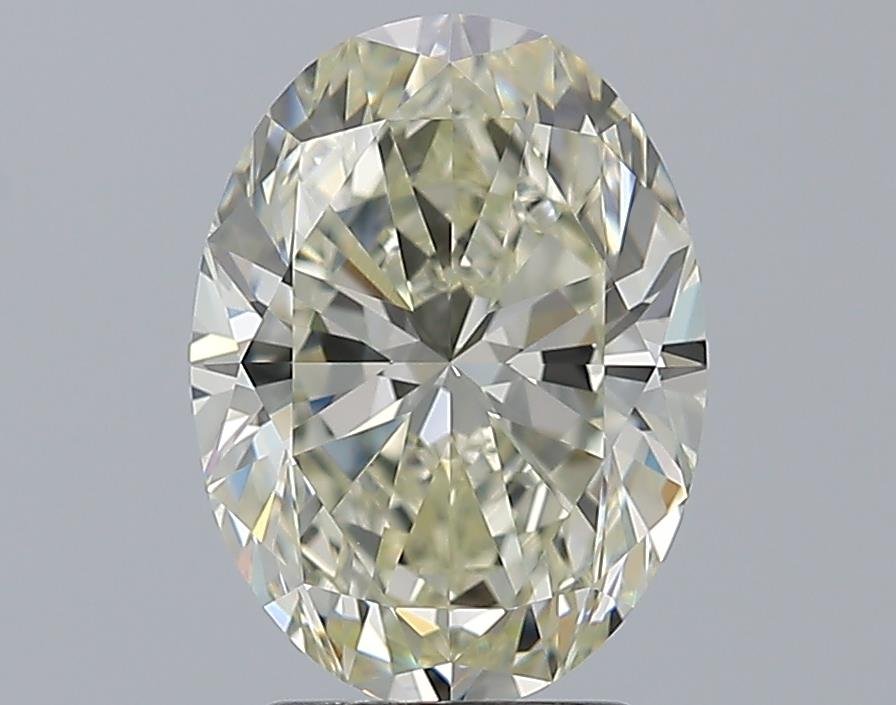 2.71ct K VVS1 Rare Carat Ideal Cut Oval Diamond