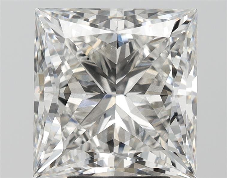 5.00ct H SI1 Rare Carat Ideal Cut Princess Lab Grown Diamond