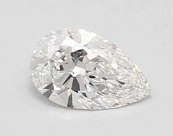 0.78ct E VVS2 Rare Carat Ideal Cut Pear Lab Grown Diamond