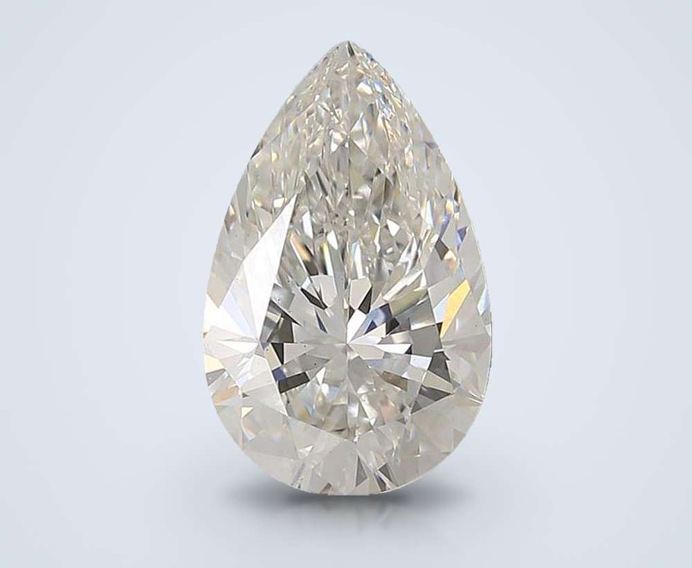 4.00 Carat Pear Lab Diamond
