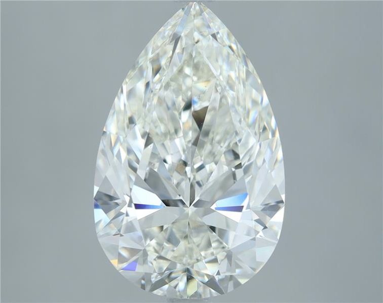 4.16ct G SI1 Rare Carat Ideal Cut Pear Diamond