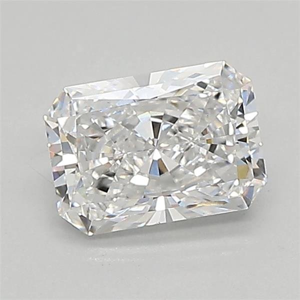 0.81ct D VVS2 Rare Carat Ideal Cut Radiant Lab Grown Diamond