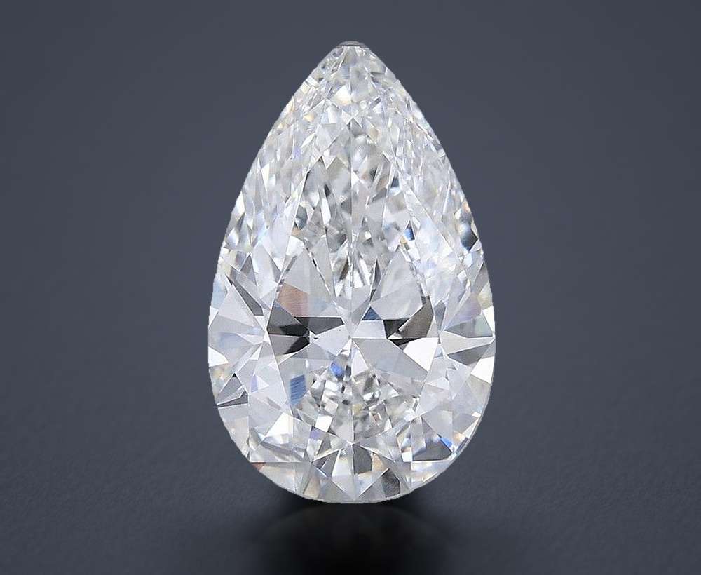 3.73 Carat Pear Lab Diamond
