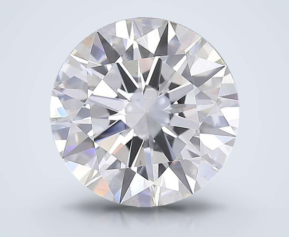 5.28 Carat Round Lab Diamond
