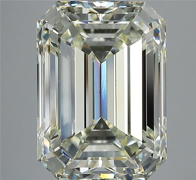 5.02ct K VS1 Rare Carat Ideal Cut Emerald Diamond