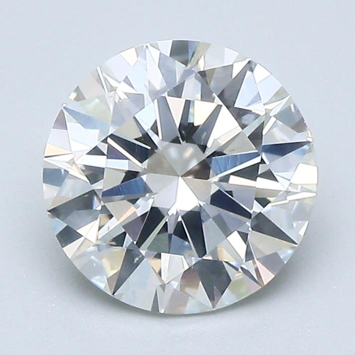 2.01ct I SI2 Rare Carat Ideal Cut Round Diamond