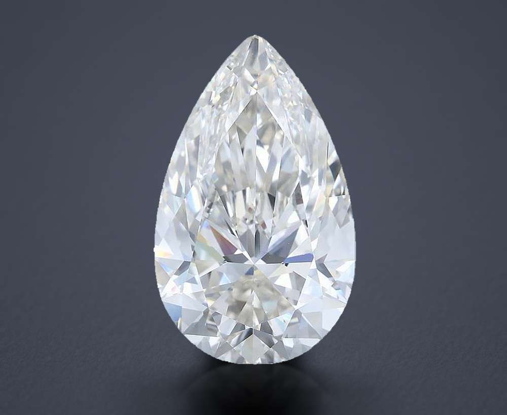 10.12 Carat Pear Natural Diamond