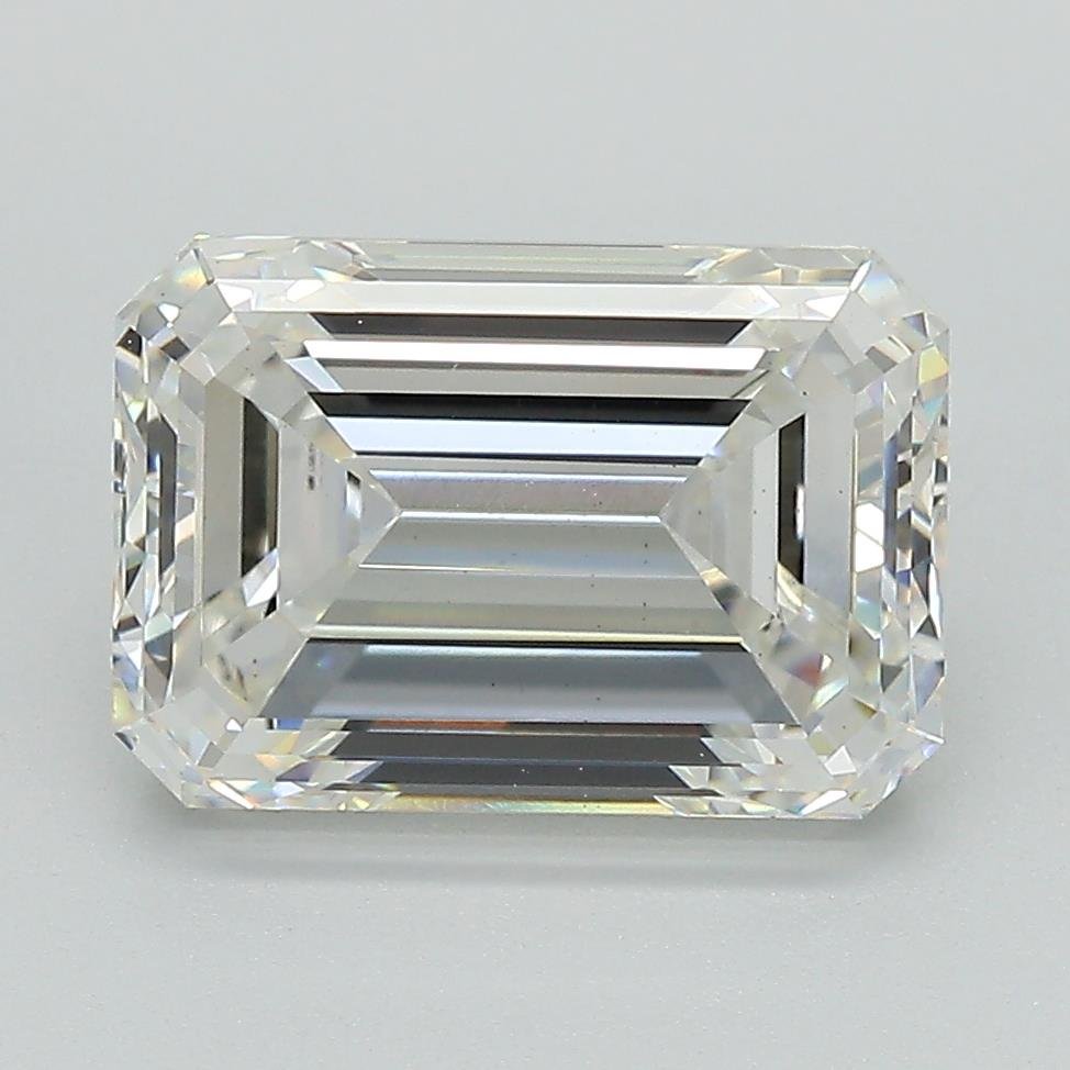 4.01ct G VS1 Excellent Cut Emerald Lab Grown Diamond