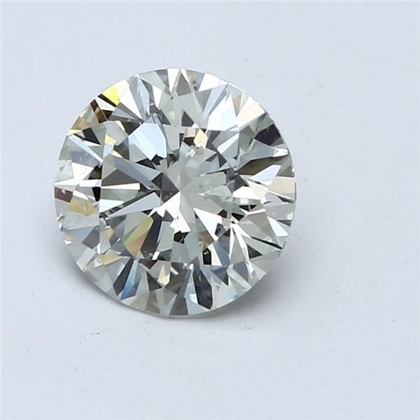 2.01ct J SI2 Rare Carat Ideal Cut Round Diamond