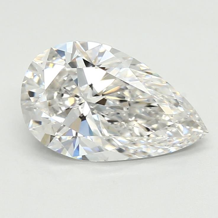 1.21ct E VS2 Rare Carat Ideal Cut Pear Lab Grown Diamond