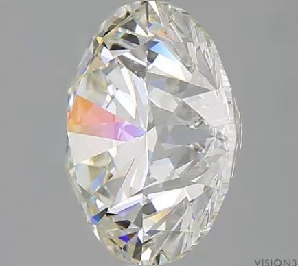 5.01ct J SI2 Excellent Cut Round Diamond