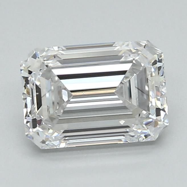 1.87ct E VS1 Rare Carat Ideal Cut Emerald Lab Grown Diamond