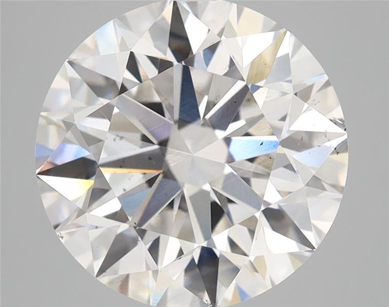 5.01ct F SI1 Excellent Cut Round Lab Grown Diamond