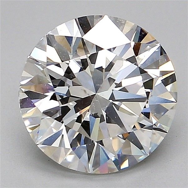 3.02ct G SI1 Rare Carat Ideal Cut Round Diamond