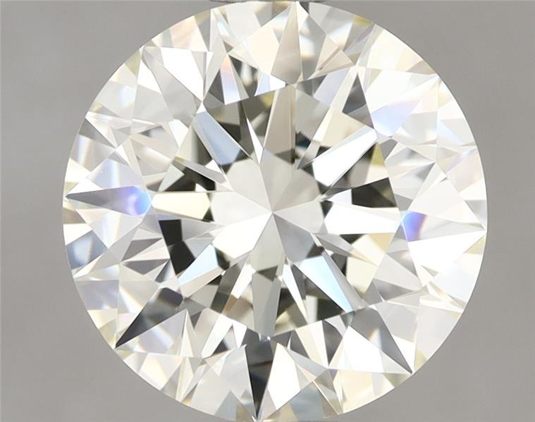 3.02ct K VVS1 Rare Carat Ideal Cut Round Diamond