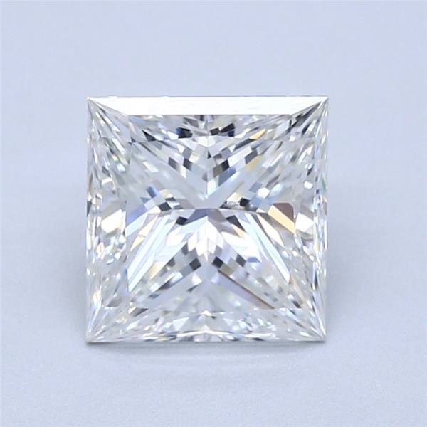 1.50ct F SI1 Rare Carat Ideal Cut Princess Diamond