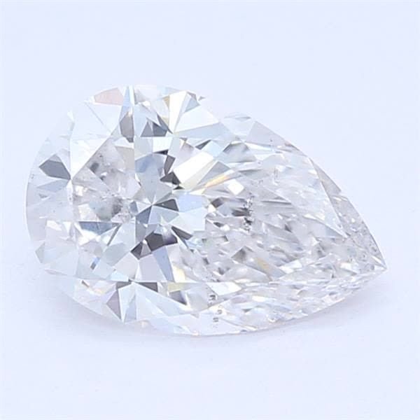 0.58ct E SI1 Rare Carat Ideal Cut Pear Lab Grown Diamond