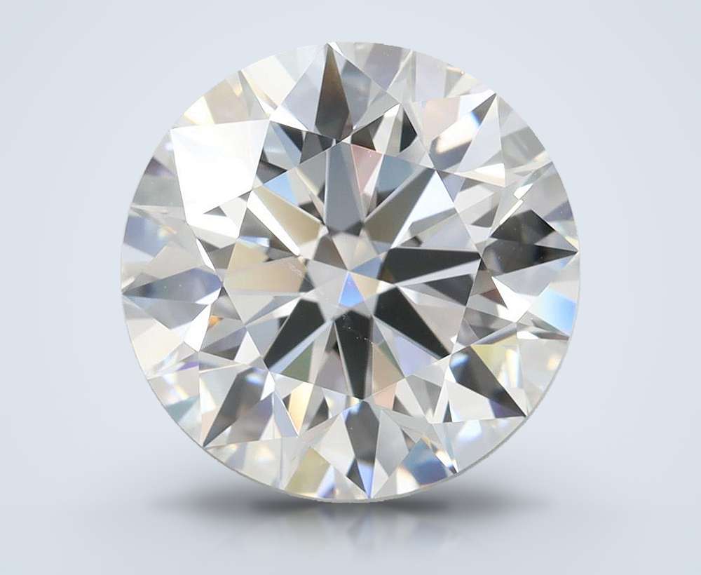 4.41 Carat Round Lab Diamond