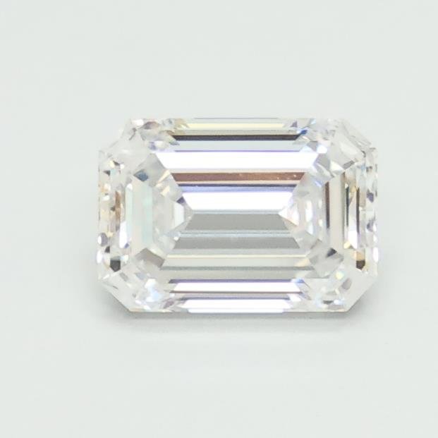 0.82ct D VVS2 Rare Carat Ideal Cut Emerald Lab Grown Diamond