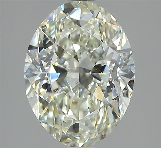 2.01ct K SI2 Rare Carat Ideal Cut Oval Diamond