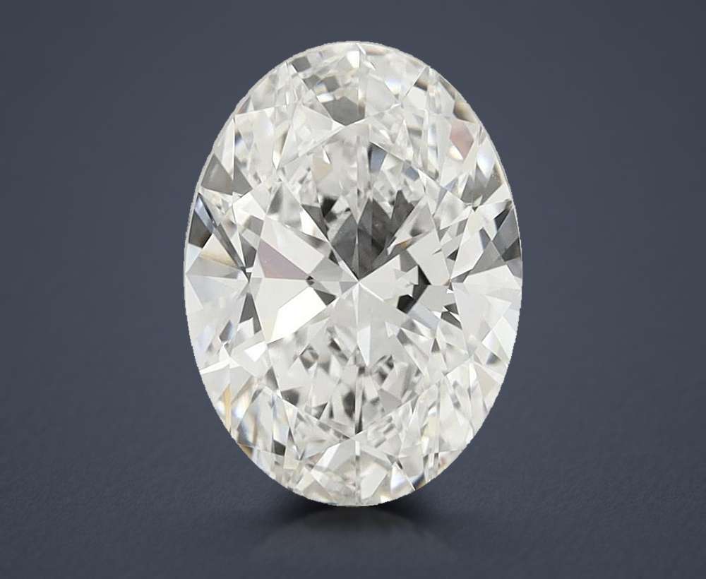 5.54 Carat Oval Lab Diamond