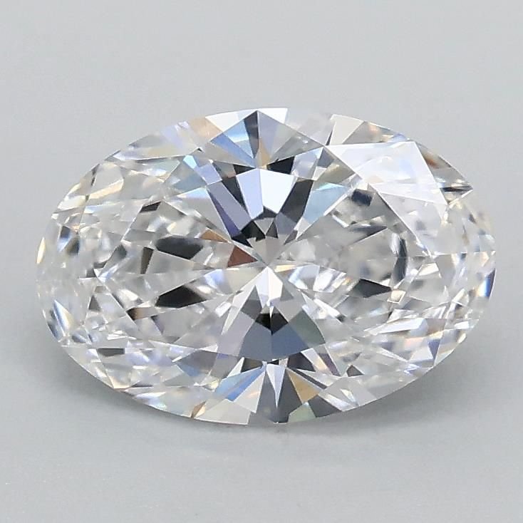 1.07ct D VVS2 Rare Carat Ideal Cut Oval Lab Grown Diamond