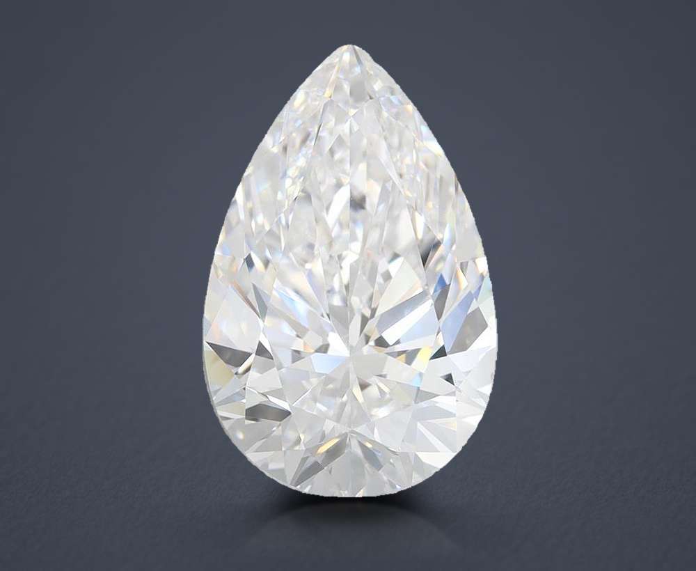 3.93 Carat Pear Lab Diamond
