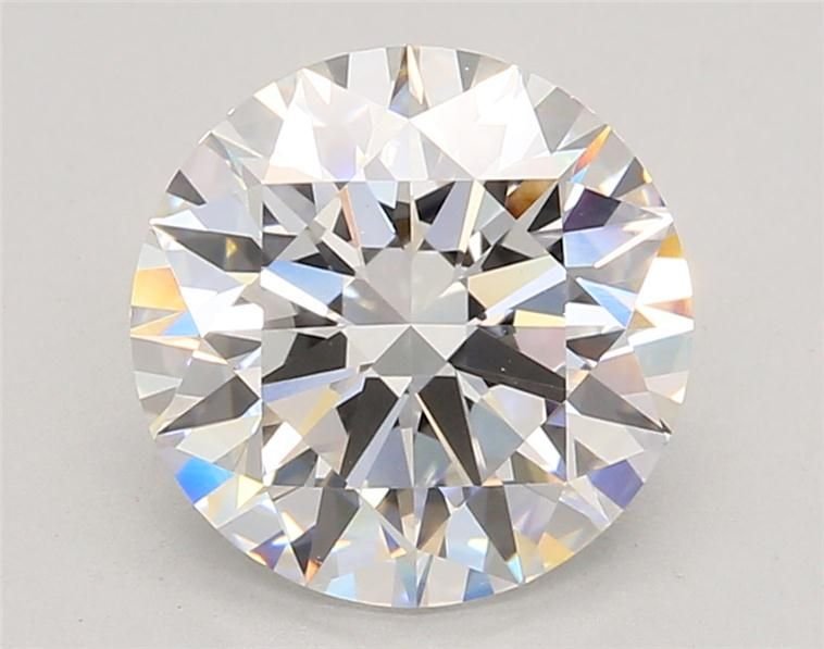 3.07ct D VVS2 Rare Carat Ideal Cut Round Lab Grown Diamond
