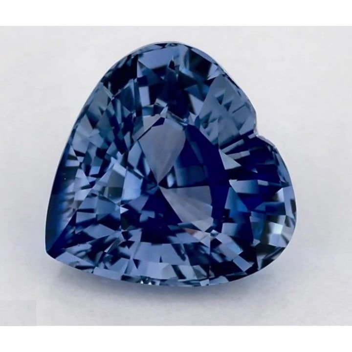 4.24 Carat Blue Heart Sapphire