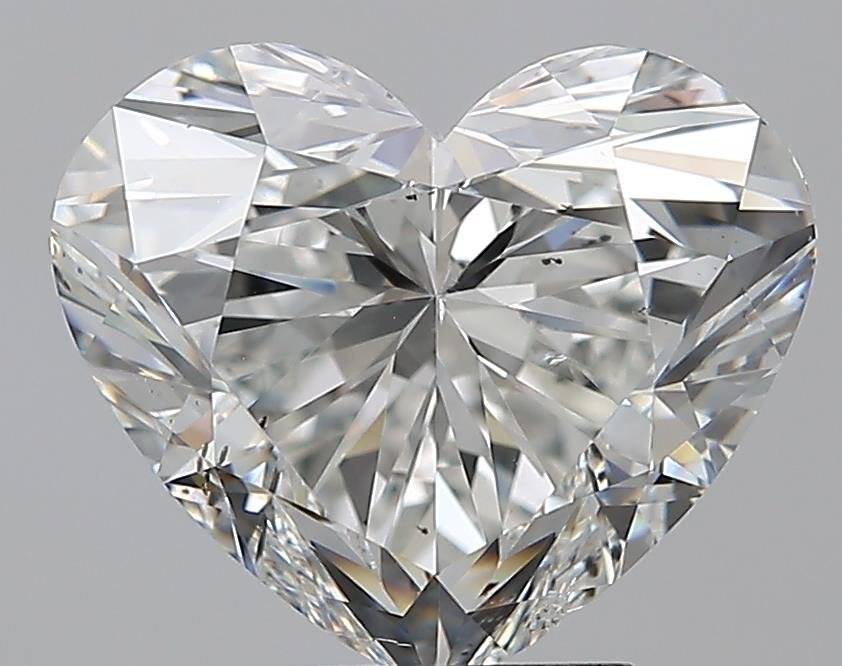 4.53ct H SI2 Excellent Cut Heart Diamond