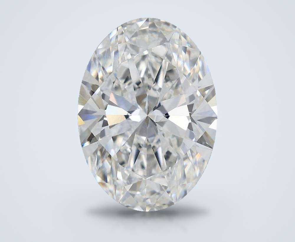 6.61 Carat Oval Lab Diamond