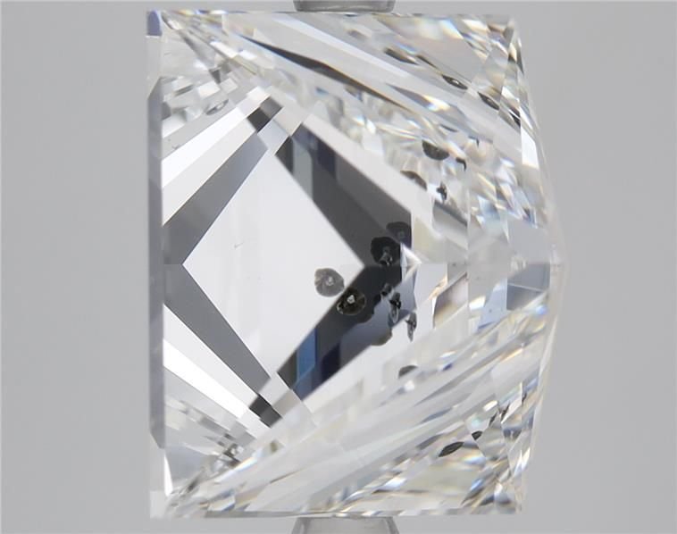 5.01ct E SI1 Rare Carat Ideal Cut Princess Diamond