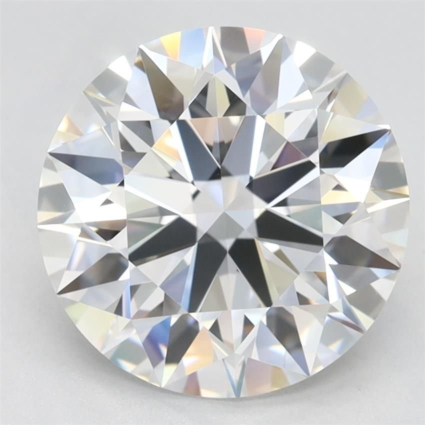 3.46ct E VVS1 Rare Carat Ideal Cut Round Lab Grown Diamond