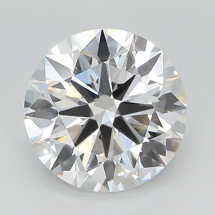 3.15ct D VVS2 Ideal Cut Round Lab Grown Diamond