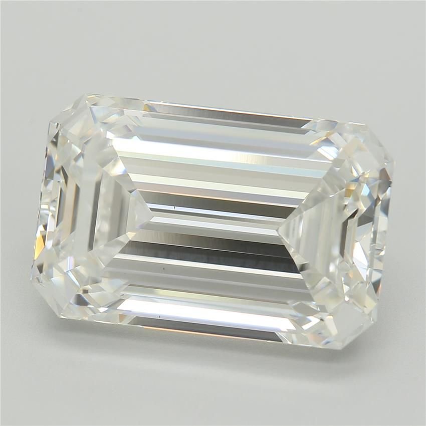 10.19ct E VS1 Rare Carat Ideal Cut Emerald Lab Grown Diamond