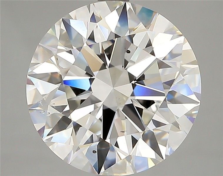 5.01ct G SI1 Rare Carat Ideal Cut Round Diamond