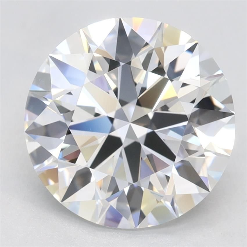 2.80ct F IF Rare Carat Ideal Cut Round Lab Grown Diamond